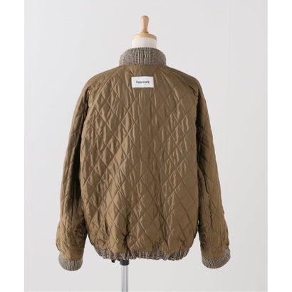イエナ IENA TONYWACK/トニーワック CHECKED WOOL BOMBER ジャケット WBF34CJ602 （ベージュ）｜詳細画像