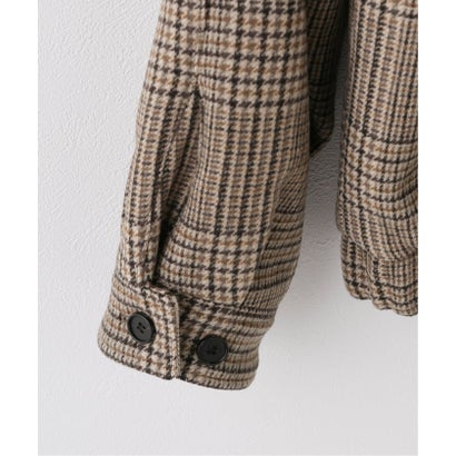イエナ IENA TONYWACK/トニーワック CHECKED WOOL BOMBER ジャケット WBF34CJ602 （ベージュ）｜詳細画像