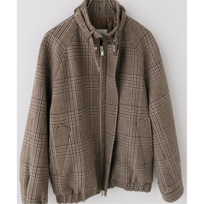 イエナ IENA TONYWACK/トニーワック CHECKED WOOL BOMBER ジャケット WBF34CJ602 （ベージュ）｜詳細画像