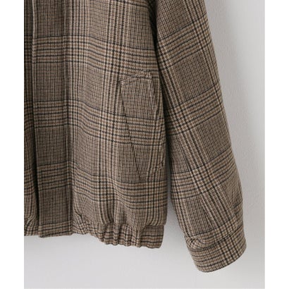 イエナ IENA TONYWACK/トニーワック CHECKED WOOL BOMBER ジャケット WBF34CJ602 （ベージュ）｜詳細画像