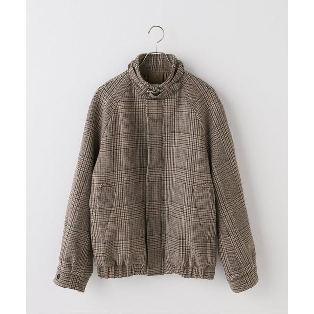 TONYWACK/トニーワック CHECKED WOOL BOMBER ジャケット WBF34CJ602 （ベージュ）