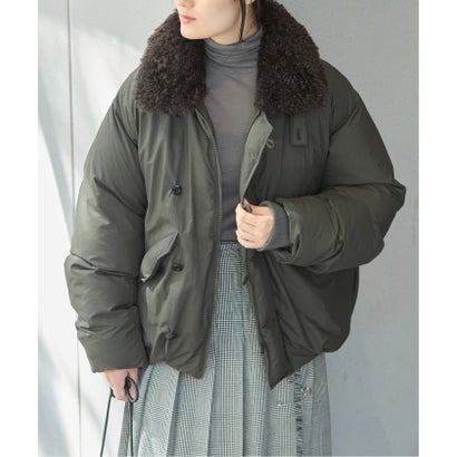 TONYWACK/トニーワック SHEARLING PUFFER BZ ブルゾン BE34PD02 （カーキ）｜詳細画像