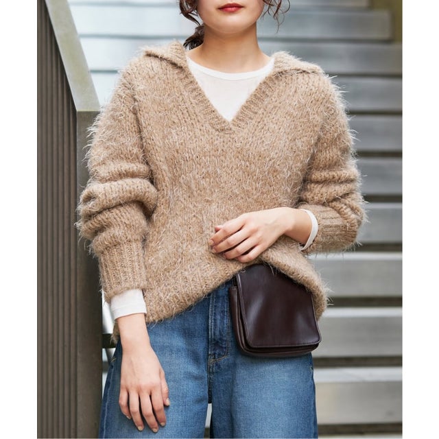 《予約》TRICOTS JEANMARC/トリコ・ジャンマルク スキッパーPO プルオーバー （ベージュ）