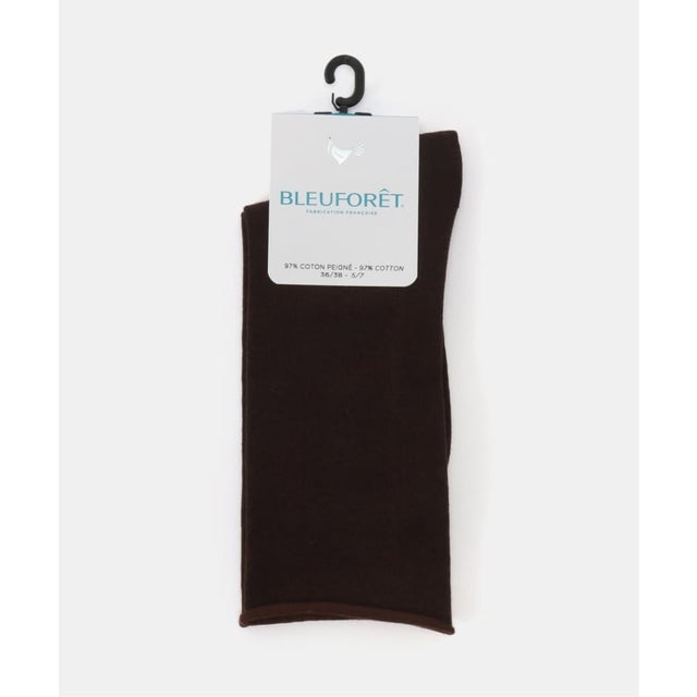 BLEU FORET/ブルーフォレ COTTON SOX 靴下 6594 （ブラウン）