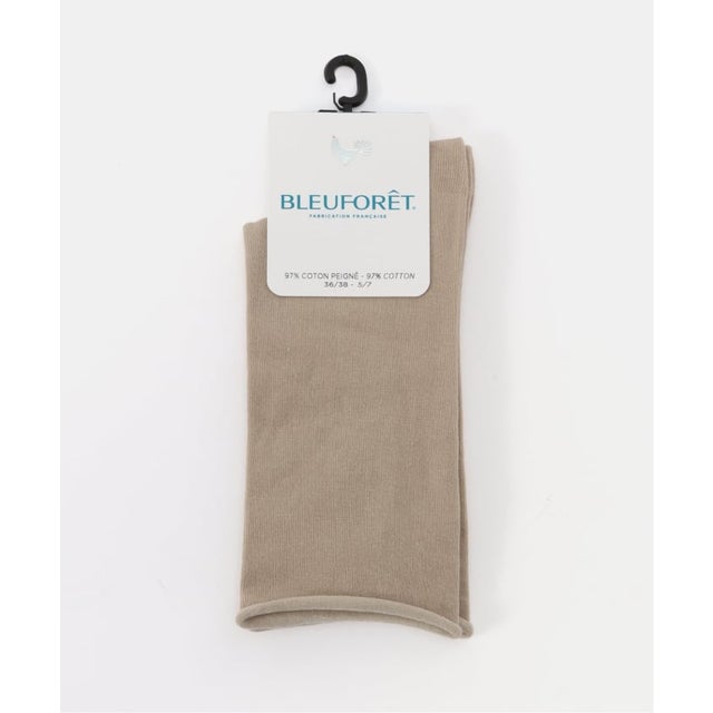 BLEU FORET/ブルーフォレ COTTON SOX 靴下 6594 （ベージュ）