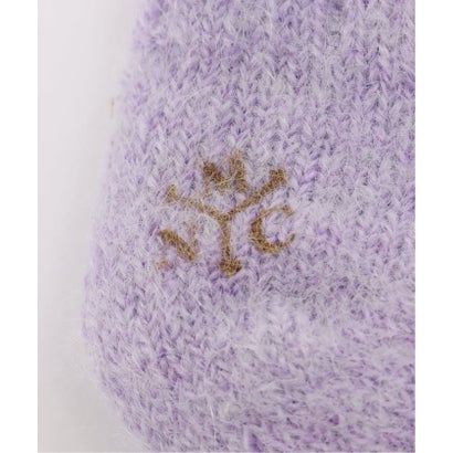イエナ IENA MARCOMONDE/マルコモンド mohair rib sox 靴下 84N3/1MO8-20C （パープル）｜詳細画像
