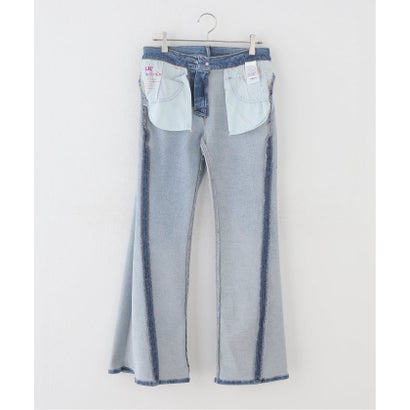 イエナ IENA MOTHER/マザー LIL MID RISE SIDESTEPPER TWIST SN デニムパンツ P1505-1008 （ブルー A）｜詳細画像