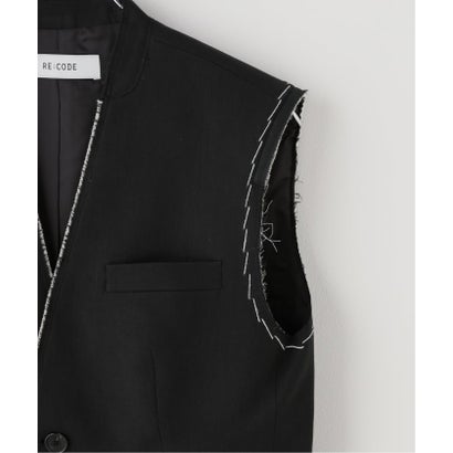イエナ IENA RE CORD/リコード Layered Vest ジレ RQVAX26901BKX （ブラック）｜詳細画像
