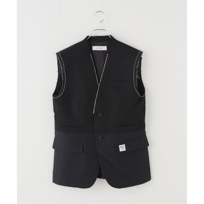 イエナ IENA RE CORD/リコード Layered Vest ジレ RQVAX26901BKX （ブラック）｜詳細画像