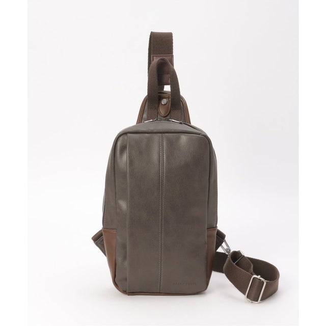 GPレザータッチボディBAG （チャコール）