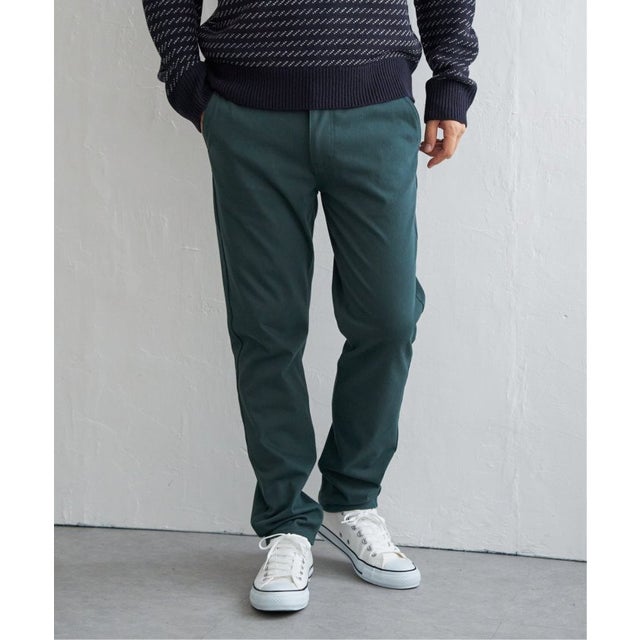 【おっさんずラブ着用商品】GOKU楽 EASY STRETCH イージーストレッチ起毛5Pパンツ【接触温感】 （グリーン）