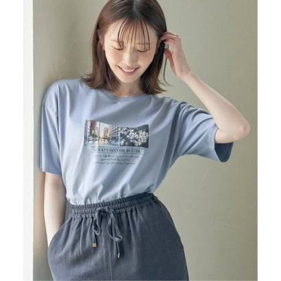 ロゴフォトプリントTシャツ （オフホワイト）｜詳細画像