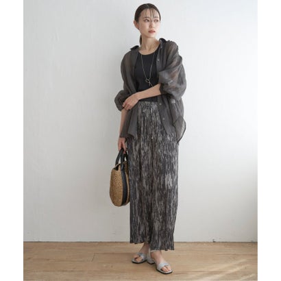 バックシャーリングシアーシャツ （ブルー）｜詳細画像