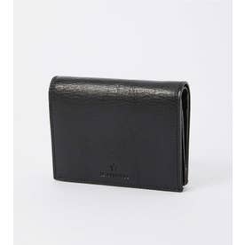 SSW014PV0001 二つ折り財布 OLIVETA メンズ レディース 財布 ミニ財布 小銭入れ ウォレット レザー ロゴ 折りたたみ財布 コンパクト 財布 （ブラック / NERO）
