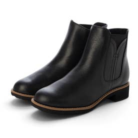 【WEB限定】デザインサイドゴアブーツ （ブラック）