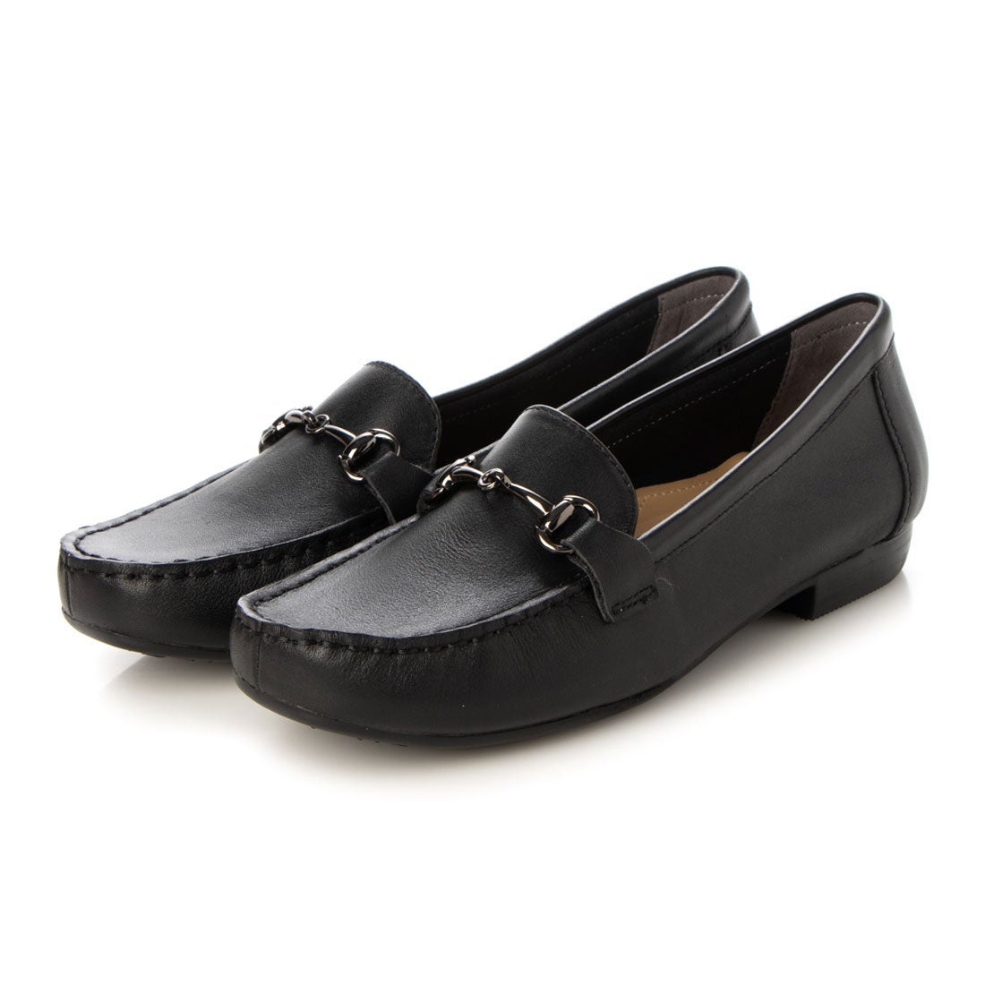 イング ing 【訳あり新品】【3E】ビット付きモカシューズ （ブラック 