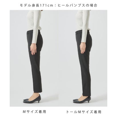 ウォームストレッチテーパードパンツ【洗濯機OK／吸湿発熱／ストレッチ】 （ライトピンク(070)）｜詳細画像
