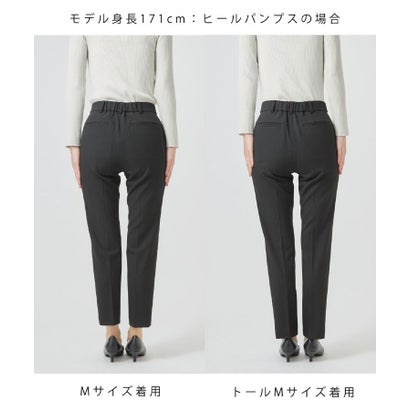 ウォームストレッチテーパードパンツ【洗濯機OK／吸湿発熱／ストレッチ】 （ライトピンク(070)）｜詳細画像
