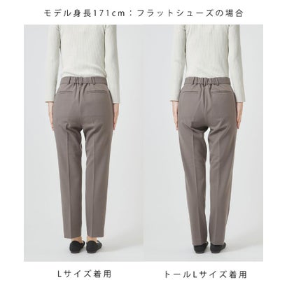 ウォームストレッチテーパードパンツ【洗濯機OK／吸湿発熱／ストレッチ】 （ライトピンク(070)）｜詳細画像