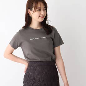 SUPIMAコットンスムースロゴTシャツ【WEB限定カラー・サイズ】 (ガンメタリック)