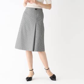 DELEGANT ポンチタイトスカート【洗濯機可・イージーケア・ストレッチ】 （ブラック(219)）