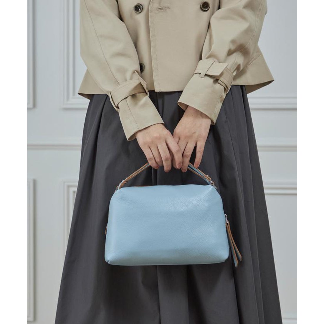 イネド INED 《SUPERIOR CLOSET》ALIFA M ミニレザーバッグ《GIANNI 