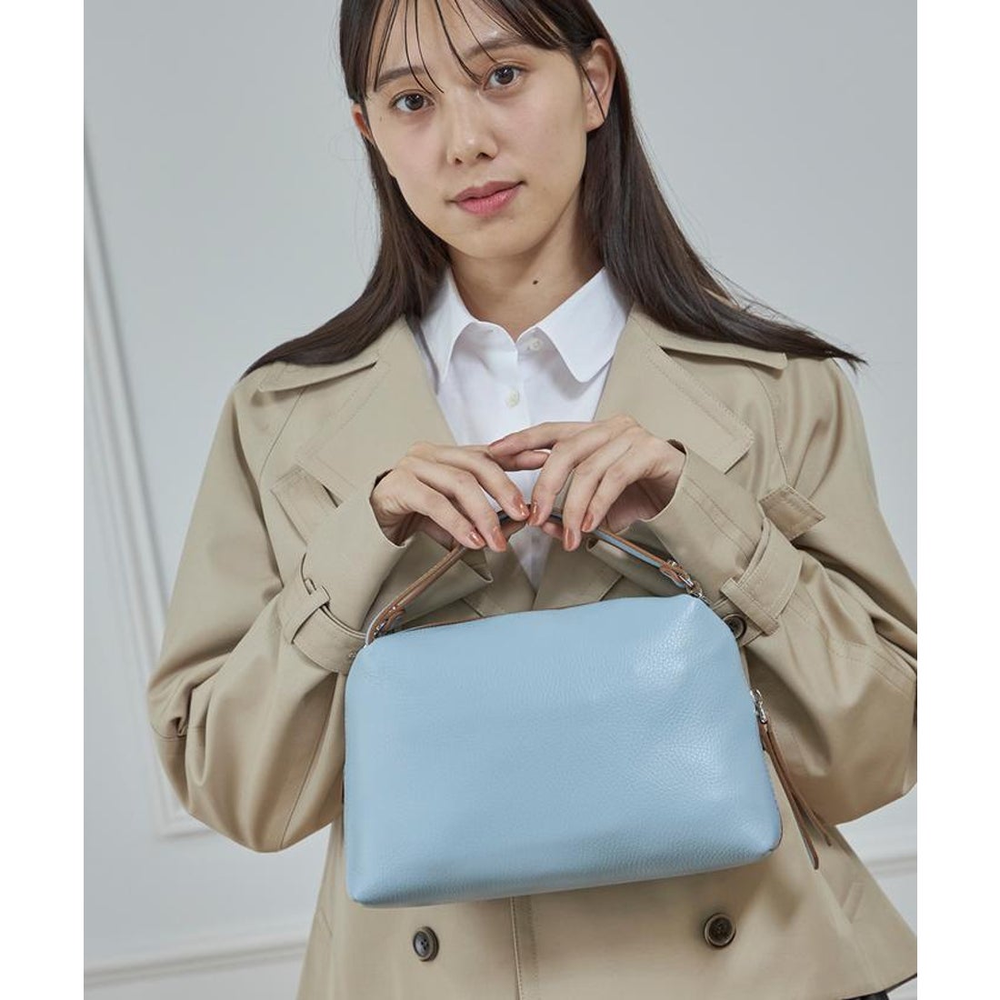 イネド INED 《SUPERIOR CLOSET》ALIFA M ミニレザーバッグ《GIANNI 