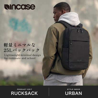 日本正規品 リュック メンズ レディース 大容量 通学 通勤 ブランド 軽量 軽い バックパック 旅行 A4 B4 ノートPC 16インチ 無地 通勤リュック Shift Backpack 25L （BLACK）｜詳細画像