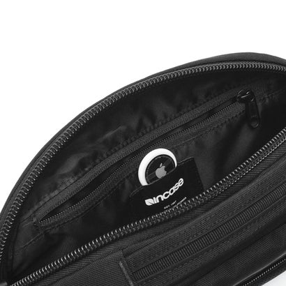 日本正規品 インケース ウエストバッグ メンズ レディース ブランド Incase 軽量 撥水 ボディバッグ ウエストポーチ 小さめ 斜めがけ ワンショルダー Grid Waist Bag 3.5L （ブラック）｜詳細画像