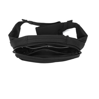 日本正規品 インケース ウエストバッグ メンズ レディース ブランド Incase 軽量 撥水 ボディバッグ ウエストポーチ 小さめ 斜めがけ ワンショルダー Grid Waist Bag 3.5L （ブラック）｜詳細画像