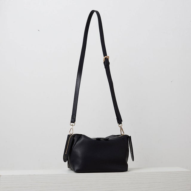 Coline/ソフトミニショルダー２WAY BAG （ブラック）
