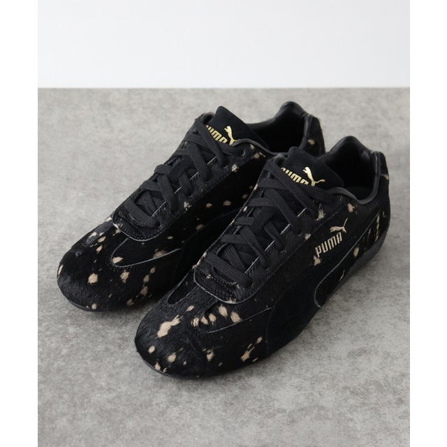【PUMA】ウィメンズ スピードキャット ドゥレット スニーカー （ブラックシルバー(409)）