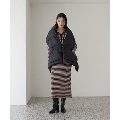 ギャレスト GALLEST 【THE NORTH FACE Purple Label】Field Down Cape （ブラック(019)）｜詳細画像