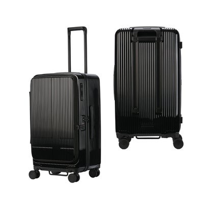 イノベーター innovator 2年保証 イノベーター スーツケース Mサイズ Lサイズ 75L フロントオープン 静音 innovator INV650DOR キャリーケース キャリーバッグ （チャコールグレー）｜詳細画像