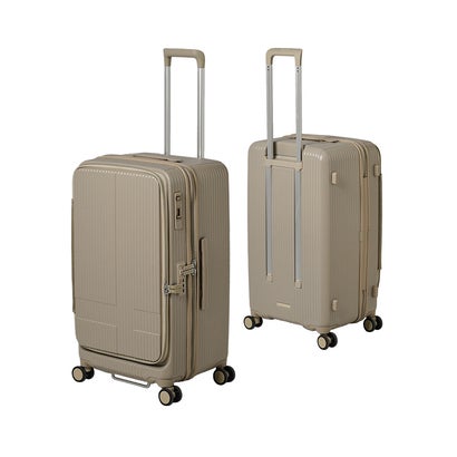 2年保証 イノベーター スーツケース Mサイズ Lサイズ 75L フロントオープン 静音 innovator INV650DOR キャリーケース キャリーバッグ （ピーチ）｜詳細画像
