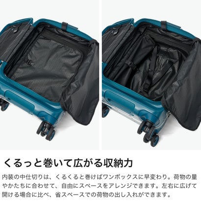 正規品2年保証 スーツケース 機内持ち込み フロントオープン キャリーケース TSAロック ロータリーロック ストッパー 静音 旅行 出張 40L Pilot Series Cabin IP-105 （フレイムレッド）｜詳細画像