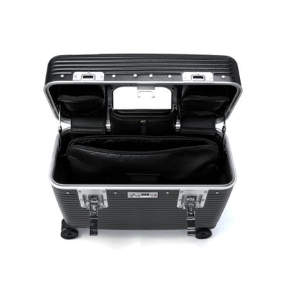 正規品2年保証 スーツケース innovator TSAロック ロータリーロック ストッパー フレームタイプ ポーチ PC 出張 30L Pilot Series Pilot Size IP-102 （リヨンブルー）｜詳細画像