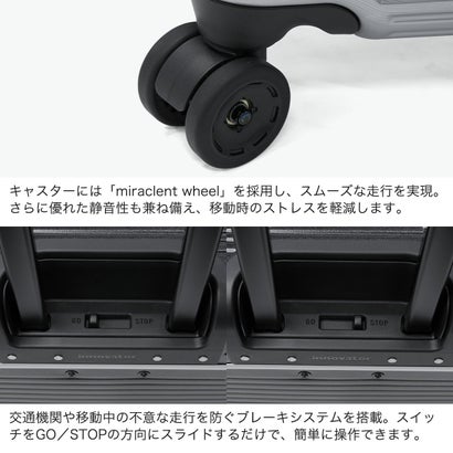 正規品2年保証 スーツケース innovator TSAロック ロータリーロック ストッパー フレームタイプ ポーチ PC 出張 30L Pilot Series Pilot Size IP-102 （リヨンブルー）｜詳細画像