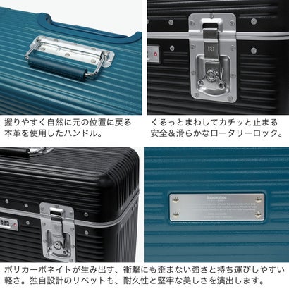 正規品2年保証 スーツケース innovator TSAロック ロータリーロック ストッパー フレームタイプ ポーチ PC 出張 30L Pilot Series Pilot Size IP-102 （リヨンブルー）｜詳細画像
