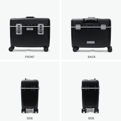 正規品2年保証 スーツケース innovator TSAロック ロータリーロック ストッパー フレームタイプ ポーチ PC 出張 30L Pilot Series Pilot Size IP-102 （ブラックインク）｜詳細画像