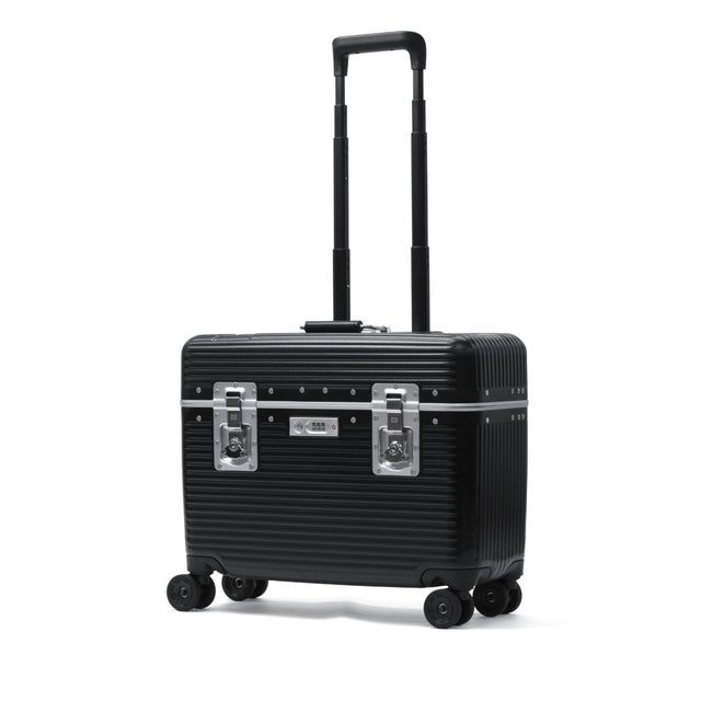 正規品2年保証 スーツケース TSAロック ロータリーロック ストッパー フレームタイプ ポーチ PC 出張 30L Pilot Series Pilot Size IP-102 （ブラックインク）