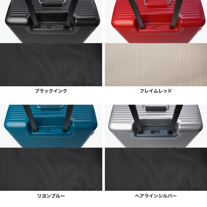 正規品2年保証 スーツケース フロントオープン Lサイズ キャリーケース TSAロック ロータリーロック ストッパー 静音 長期 旅行 出張 95L Pilot Series Large IP-108 （フレイムレッド）｜詳細画像