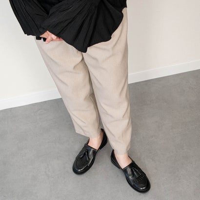 インターショシュール INTER-CHAUSSURES タッセルキルトローファー （ブラック）｜詳細画像