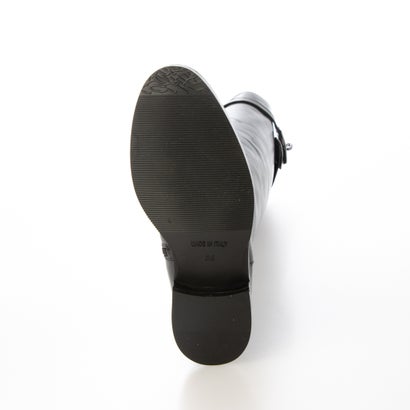 インターショシュール INTER-CHAUSSURES バックルデザインロングブーツ （ブラック）｜詳細画像