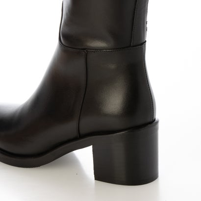 インターショシュール INTER-CHAUSSURES ベルトデザインレザーロングブーツ （ブラック）｜詳細画像