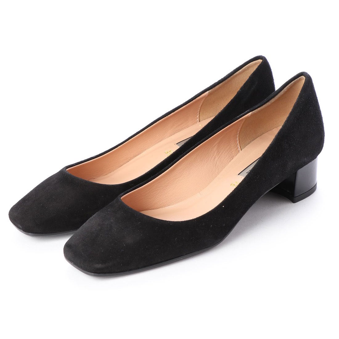 インターショシュール INTER-CHAUSSURES エナメルヒールスエード 