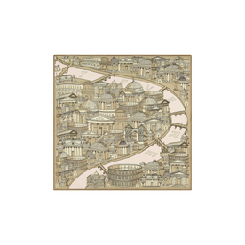 【正規取扱店】SQUARE 100 ROMA （Beige / Beige）