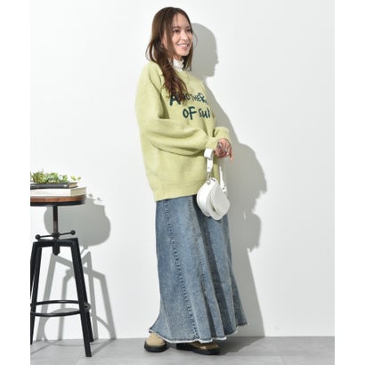 インタープラネット INTERPLANET ジャガード手書き風ロゴプルオーバー （アイボリー）｜詳細画像