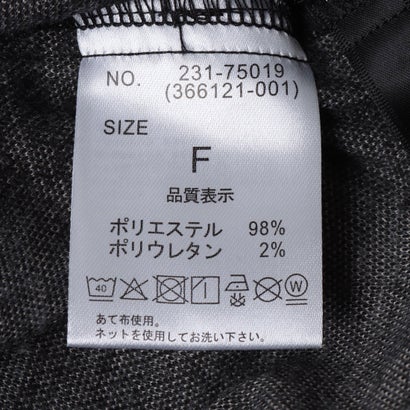 ウールライクチェックウエストゴムワイドパンツ （チェック ブラウン）｜詳細画像