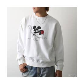 GOODROCKSPEED トレーナー / MICKEY MOUSE / 26FDS202W （ホワイト）